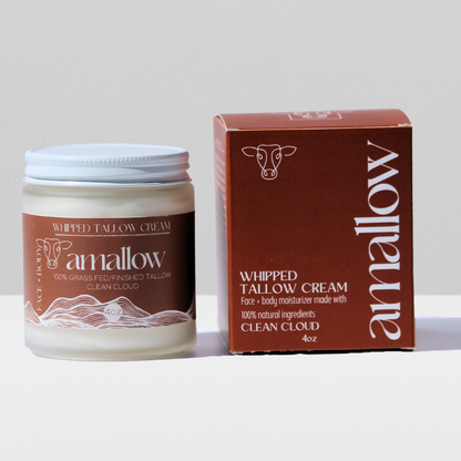 Product shown next to box. 