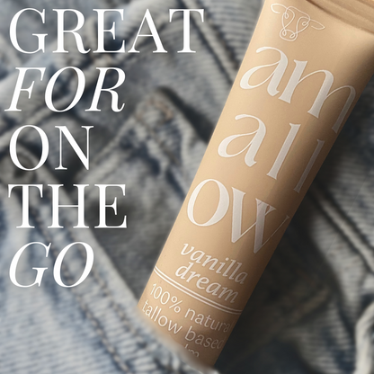 Product show in back pocket and reads "great for on the go"