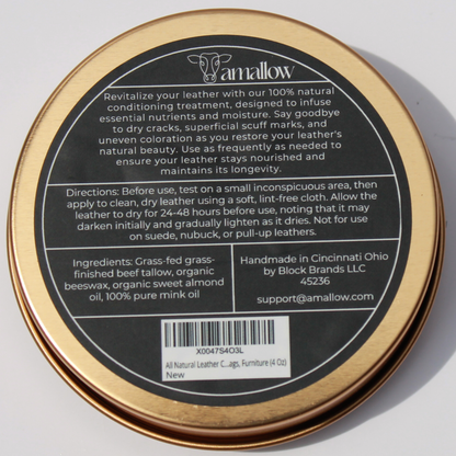 All Natural Leather Conditioner