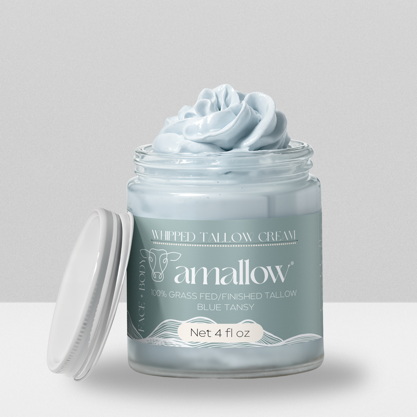 Whipped Tallow Cream - Blue Tansy