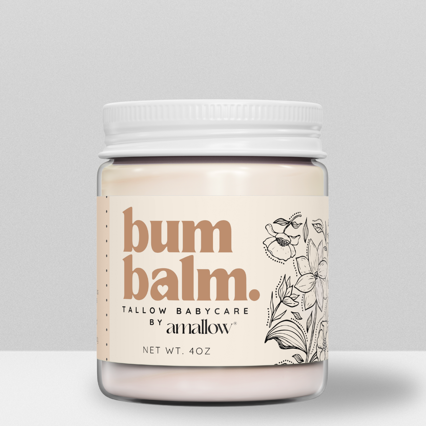 Image of Jar of Amallow Baby Bum Balm