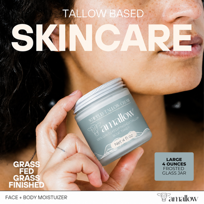 Whipped Tallow Cream - Blue Tansy